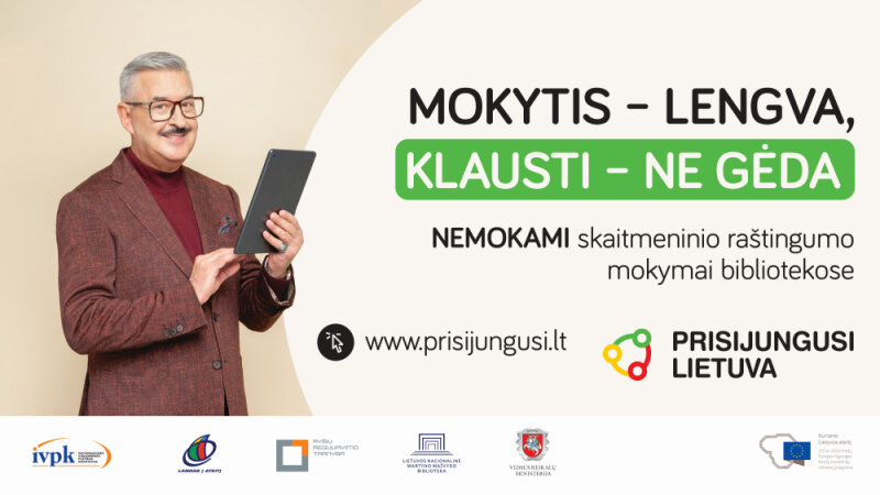 Skaitmeninio raštingumo mokymai pradedantiesiems ir pažengusiems