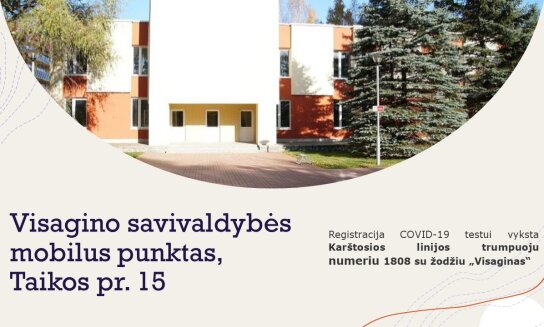SVARBU: Prašome užsiregistravusius atvykti į mobilų punktą nurodytu laiku