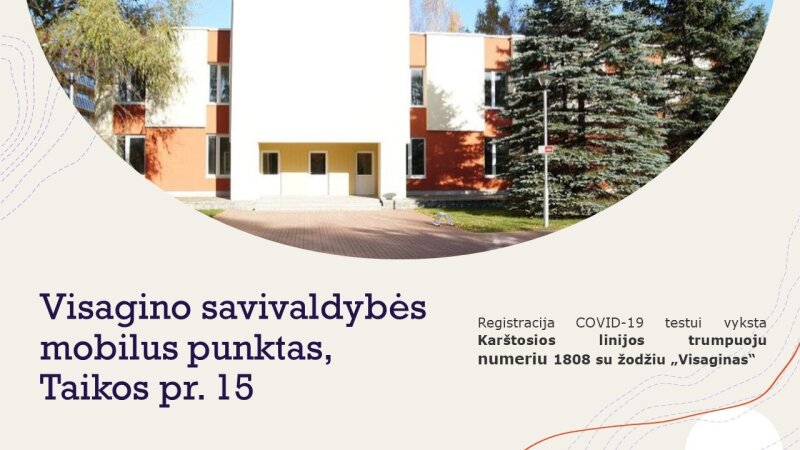 SVARBU: Prašome užsiregistravusius atvykti į mobilų punktą nurodytu laiku