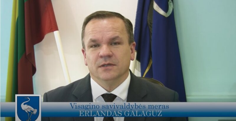 Meras Erlandas Galaguz atsako į visaginiečių klausimus