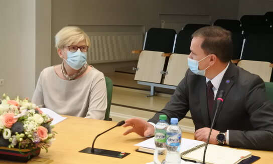 Visagino savivaldybėje lankosi Lietuvos Respublikos Ministrė Pirmininkė Ingrida Šimonytė