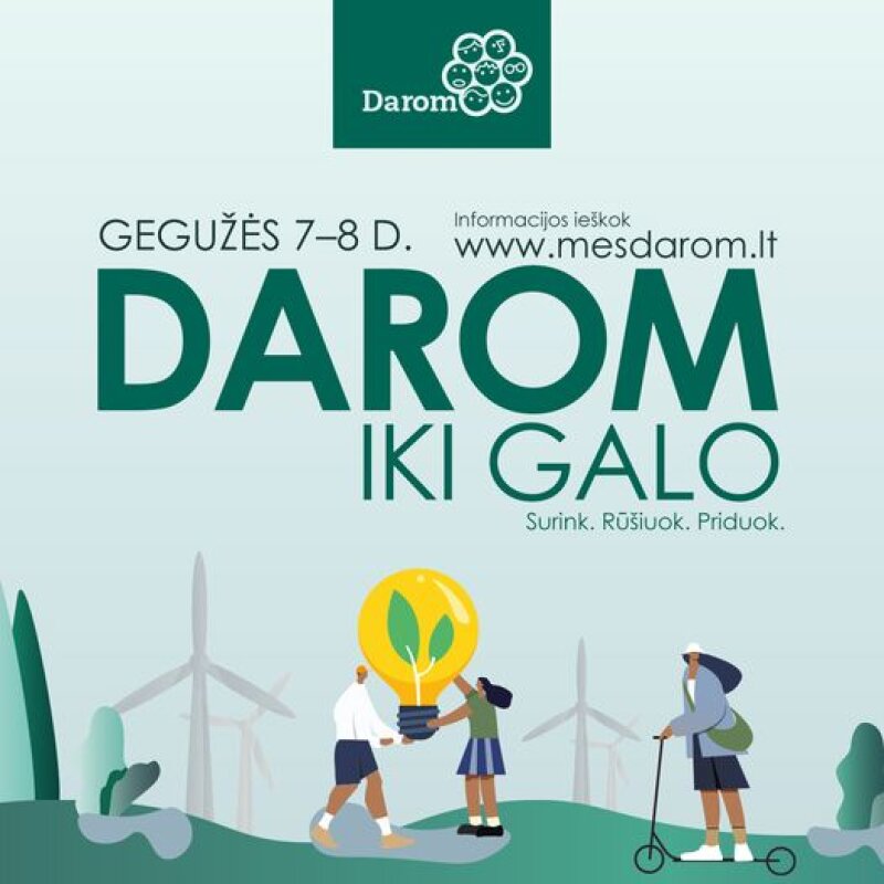    Akcija „Darom“ grįžta su nauju akcijos formatu