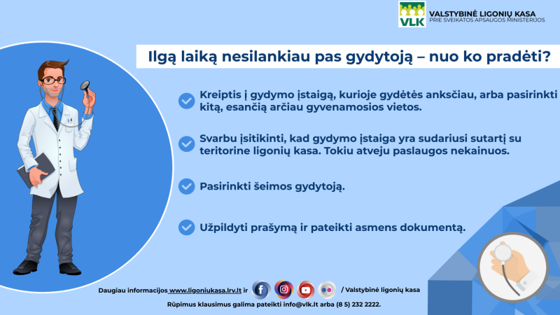 Pasirinkti galima ne tik polikliniką