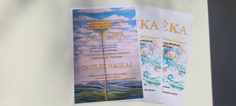   Visagino „Verdenės“ gimnazijos ,,Linksmasis orkestras“ dalyvavo virtualioje respublikinėje...