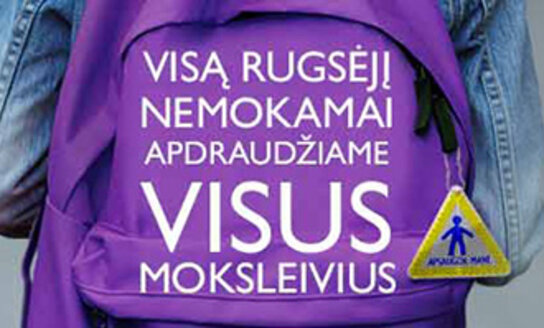 „Lietuvos draudimas“ tęsia „Apsaugok mane“ tradicijas: rugsėjį Visagino mieste visi moksleiviai...