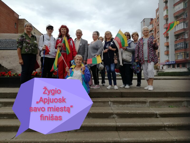Senjorų žygis „Apjuosk savo miestą“