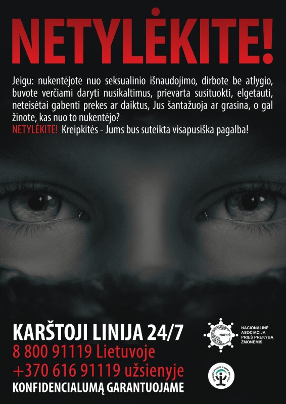 Prekybos žmonėmis pagalbos linija