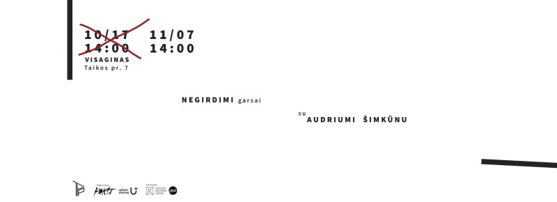 Kūrybinės garso dirbtuvės „Negirdimi garsai Visagine“ su Audriumi Šimkūnu