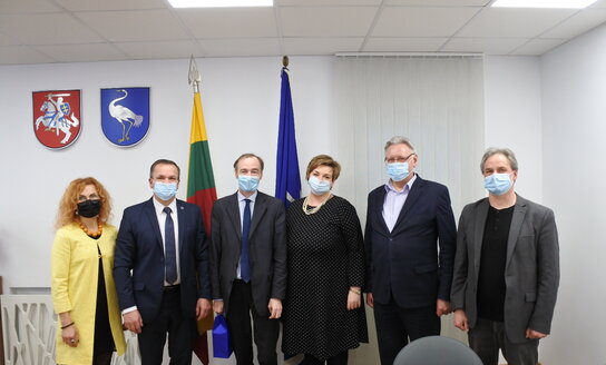 Visagine lankėsi ir su savivaldybės vadovais susitiko Thomas Buffin – Prancūzų instituto...