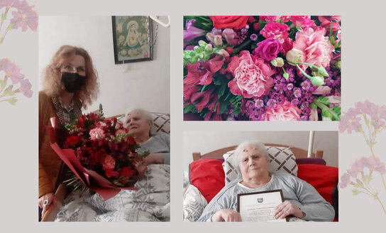 90-mečio proga pasveikinta Visagine gyvenanti moteris!