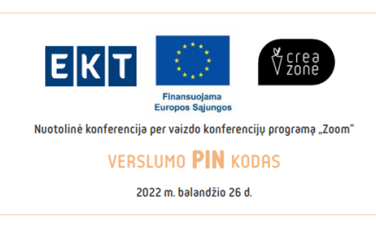 Nuotolinė verslumo ugdymo konferencija „Verslumo PIN KODAS“