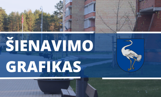 Šienavimo grafikas nuo 2022 m. birželio 13 d. 