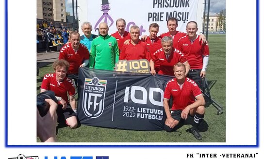 Visagino „Inter-veteranai“ kovoja Lietuvos senjorų 50+ mažojo futbolo čempionate