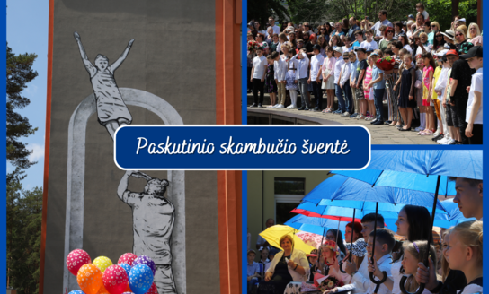Paskutinį skambutį švenčia Visagino Draugystės ir „Žiburio“ mokyklos!