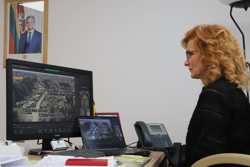 Vicemerė dalyvavo Slavutyčiaus miesto tarybos posėdyje