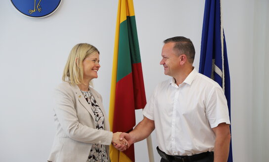 Švedijos ambasadorės vizitas Visagino savivaldybėje