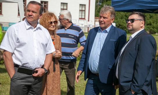 Mero vizitas i Kraslavos miesto šventę