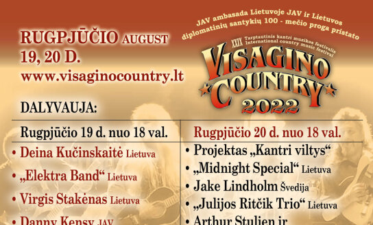 Laisvų žmonių muzika festivalyje „Visagino country“!