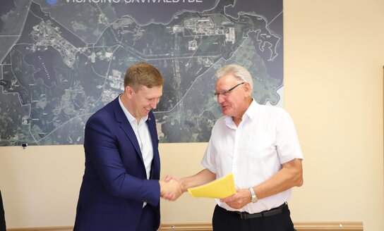 Visaginas gražinasi: bus modernizuota Visagino gatvių apšvietimo sistema