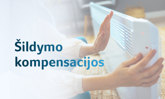 Būsto šildymo išlaidų kompensacijos – ir vidutines pajamas gaunančioms šeimoms