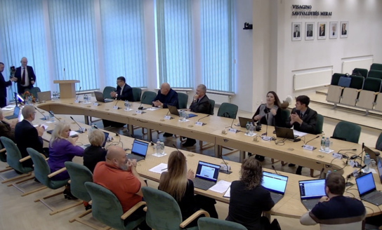 Šiuo metu vyksta Visagino savivaldybės tarybos posėdis