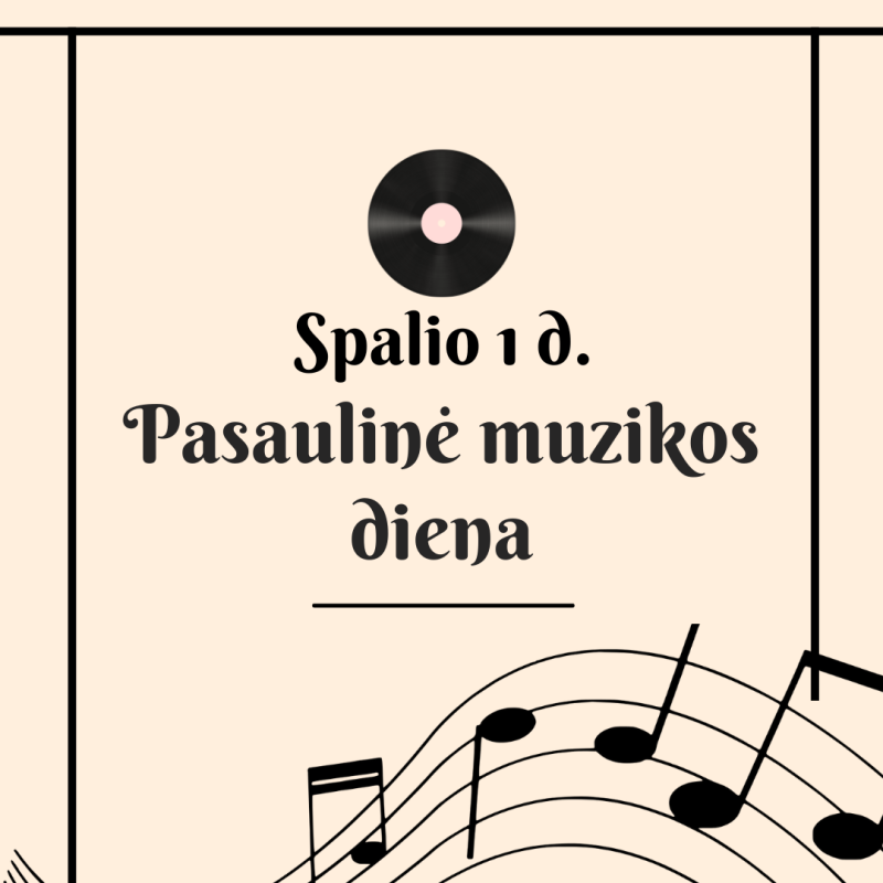 Spalio 1 d. – Pasaulinė muzikos diena
