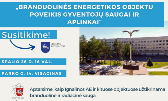 Kviečia į susitikimą Visagino savivaldybės gyventojus