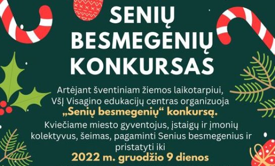 Artėjant šventiniam žiemos laikotarpiui, VšĮ Visagino edukacijų centras organizuoja „Senių...