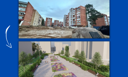 Visaginas gražinasi: aktyviai realizuojami projektai, suteiksiantys miestui dar nematytą veidą