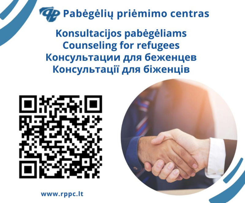Pabėgėlių priėmimo centro Naujininkų pabėgėlių stovykloje Vilniuje pradėta teikti konsultacijas