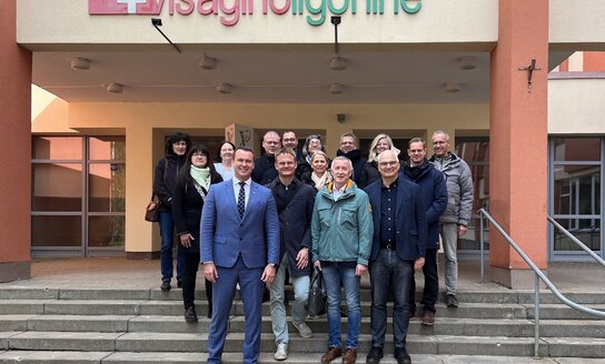 Visagino ligoninėje lankėsi svečiai iš Halės miesto (Vokietija)