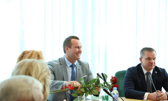 Įvyko antrasis 2023-2027 metų kadencijos Visagino savivaldybės tarybos posėdis