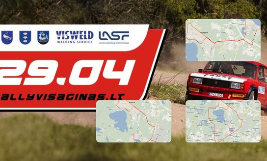 Dėl ralio miesto maršrutas judės kiek kitaip