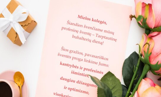 Visagino savivaldybės administracijos Finansų ir biudžeto skyrius sveikina su buhalterių diena!