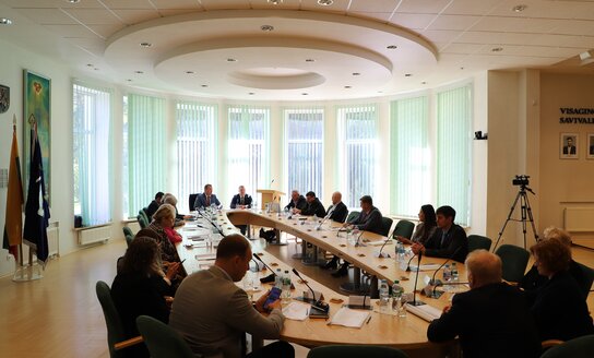 Šiuo metu vyksta Visagino savivaldybės tarybos posėdis