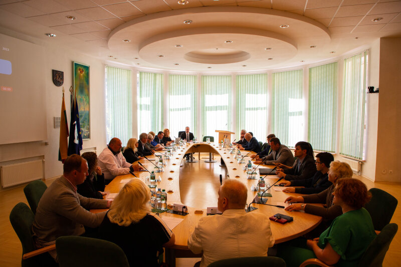 Posėdyje patvirtinti Visagino savivaldybės tarybos komitetai