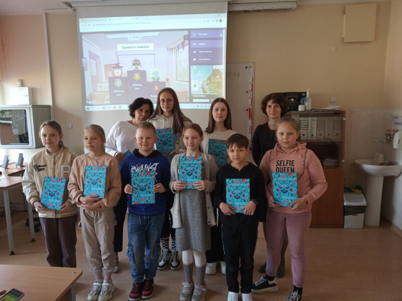 Visagino „Verdenės“ gimnazijos mokiniai tarptautiniame projekte, nominuotame tarp trijų geriausių...