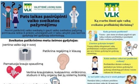 VšĮ Visagino pirminės sveikatos priežiūros centras primena!