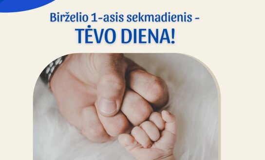 Pirmasis birželio sekmadienis – Tėvo diena!