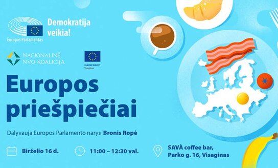 KVIETIMAS: diskusija „Priešpiečiai Europoje" su EP nariu Broniumi Rope – birželio 16 d....