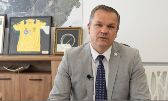 Meras Erlandas Galaguz atsako į gyventojų klausimus
