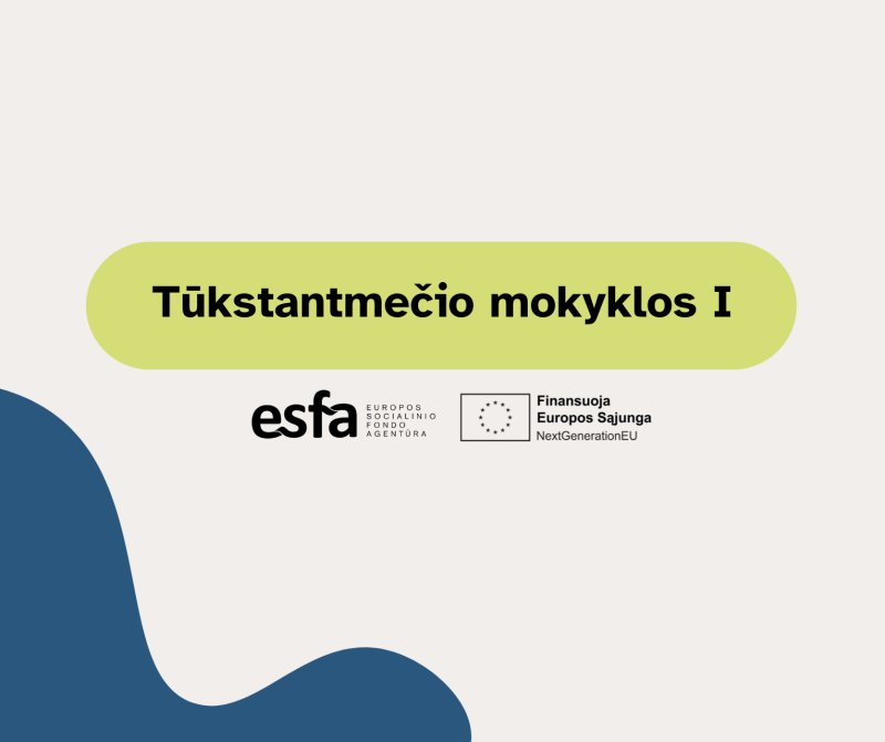 Projektas „Tūkstantmečio mokyklos I“