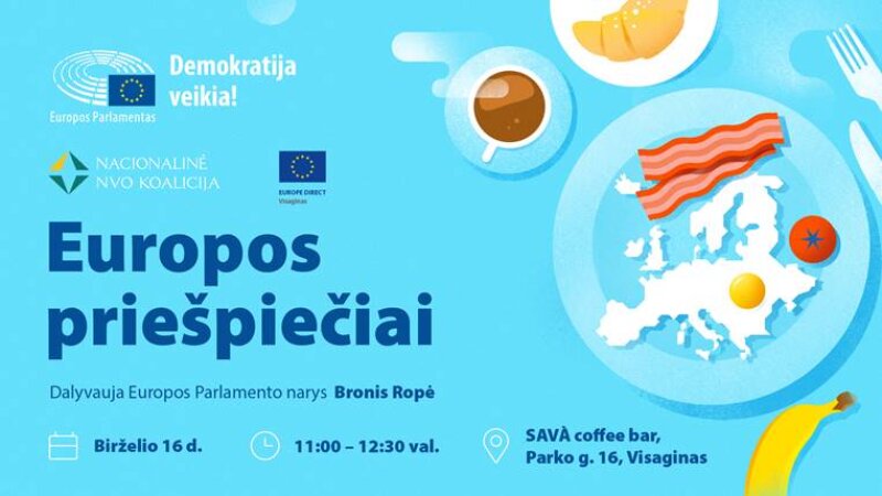 KVIETIMAS: diskusija „Priešpiečiai Europoje" su EP nariu Broniumi Rope – birželio 16 d....