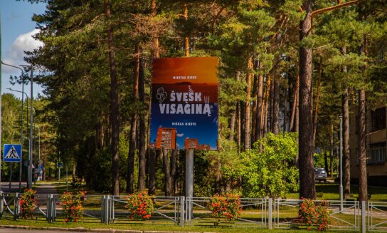 Visaginas gražinasi | Miestas ruošiasi švęsti