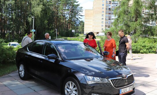 Visagino savivaldybės administracijoje naujas automobilis