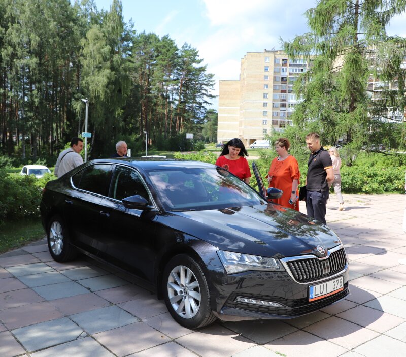 Visagino savivaldybės administracijoje naujas automobilis