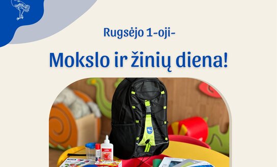 Sveikiname Mokslo ir žinių dienos proga!