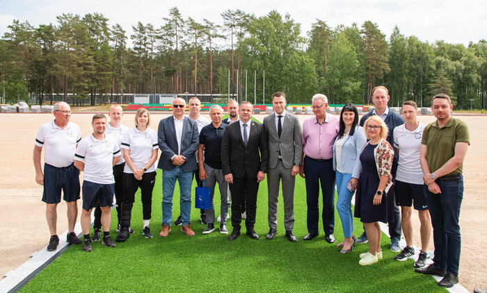 2023-06-14 | Lietuvos futbolo federacijos prezidento vizitas Visagine