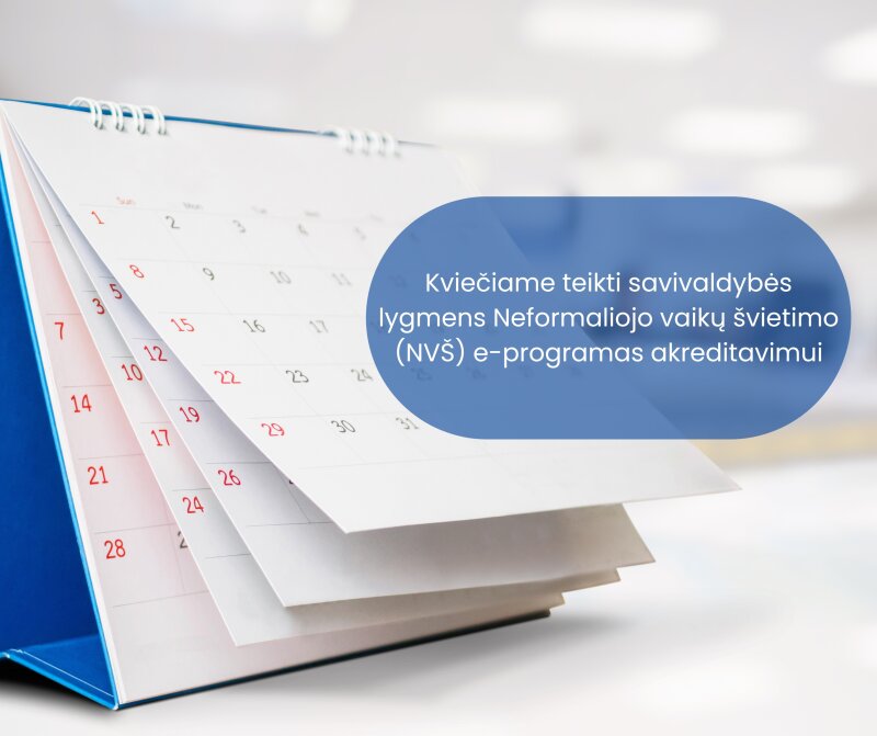 Informacija neformaliojo vaikų švietimo programų teikėjams