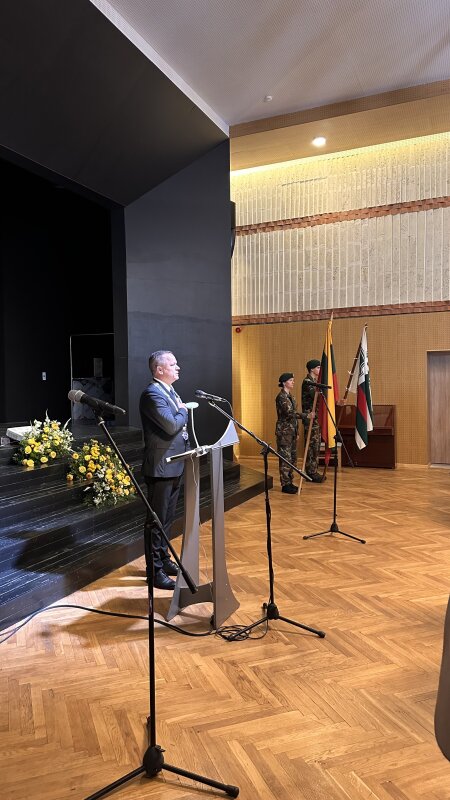 Šiuo metu vyksta iškilmingas Visagino savivaldybės tarybos posėdis